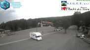 Archived webcam image showing Prati di Tivo Ski Resort - Base Station on 10 Sep 2026 at 08:08