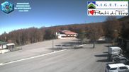 Archived webcam image showing Prati di Tivo Ski Resort - Base Station on 27 Oct 2026 at 10:37