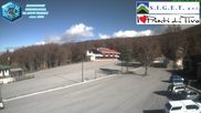 Archived webcam image showing Prati di Tivo Ski Resort - Base Station on 27 Oct 2026 at 12:37