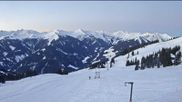 Archiviertes Webcam Bild: Saalbach: Ausblick von der Seidl-Alm am 27.02.2026 um 06:54 Uhr