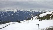 Archived webcam image showing Saalbach Hinterglemm - Mountain Hotel Seidl Alm on 12 Apr 2026 at 06:15