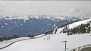 Archived webcam image showing Saalbach Hinterglemm - Mountain Hotel Seidl Alm on 12 Apr 2026 at 12:15