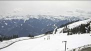Archived webcam image showing Saalbach Hinterglemm - Mountain Hotel Seidl Alm on 12 Apr 2026 at 14:15