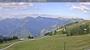 Archiviertes Webcam Bild: Saalbach: Ausblick von der Seidl-Alm am 12.07.2026 um 07:13 Uhr