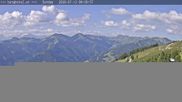 Archiviertes Webcam Bild: Saalbach: Ausblick von der Seidl-Alm am 12.07.2026 um 08:13 Uhr