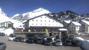 Archived webcam image showing Stuben: View Hotel Après Post on Feb 26, 2026 at 12:51 PM