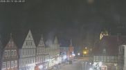 Archived webcam image showing View from the Old Town Hall Celle on 13 Mar 2026 at 04:27