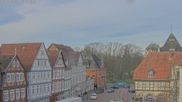 Archived webcam image showing View from the Old Town Hall Celle on 13 Mar 2026 at 08:27