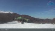 Archived webcam image showing Corno alle Scale Ski Resort - Le Rocce Chair Lift on 26 Feb 2026 at 15:53