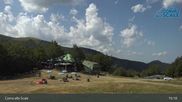 Archived webcam image showing Corno alle Scale Ski Resort - Le Rocce Chair Lift on 10 Aug 2026 at 15:53