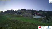 Archived webcam image showing Cerreto Laghi Ski Resort - La Piella Refuge - Monte La Nuda on 15 Sep 2026 at 07:55