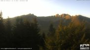 Archived webcam image showing Cerreto Laghi Ski Resort - Passo del Cerreto - Monte La Nuda on 10 Aug 2026 at 07:53