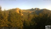 Archived webcam image showing Cerreto Laghi Ski Resort - Passo del Cerreto - Monte La Nuda on 10 Aug 2026 at 18:53