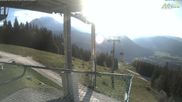 Archiviertes Webcam Bild: Königssee: Jennerbahn Mittelstation Talblick am 12.07.2026 um 18:23 Uhr