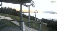 Archiviertes Webcam Bild: Königssee: Jennerbahn Mittelstation Talblick am 07.08.2026 um 07:55 Uhr