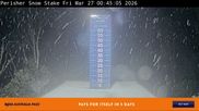 Archived webcam image showing Perisher: Snow Stake Webcam on 26 Mar 2026 at 14:36