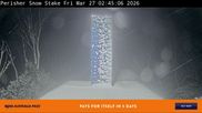 Archived webcam image showing Perisher: Snow Stake Webcam on 26 Mar 2026 at 16:36