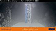 Archived webcam image showing Perisher: Snow Stake Webcam on 26 Mar 2026 at 18:36
