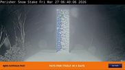 Archived webcam image showing Perisher: Snow Stake Webcam on 26 Mar 2026 at 20:36