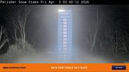 Archived webcam image showing Perisher: Snow Stake Webcam on 2 Apr 2026 at 18:04