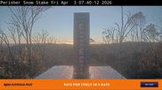 Archived webcam image showing Perisher: Snow Stake Webcam on 2 Apr 2026 at 22:04