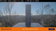 Archived webcam image showing Perisher: Snow Stake Webcam on 3 Apr 2026 at 00:04