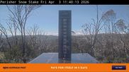 Archived webcam image showing Perisher: Snow Stake Webcam on 3 Apr 2026 at 02:04