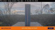 Archived webcam image showing Perisher: Snow Stake Webcam on 9 Apr 2026 at 08:02