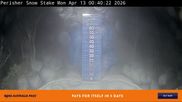 Archiviertes Webcam Bild: Perisher: Neuschnee Snow Stake am 12.04.2026 um 16:04 Uhr
