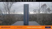 Archived webcam image showing Perisher: Snow Stake Webcam on 26 May 2026 at 00:41