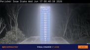 Archived webcam image showing Perisher: Snow Stake Webcam on 16 Jun 2026 at 16:50