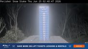 Archived webcam image showing Perisher: Snow Stake Webcam on 24 Jun 2026 at 18:03