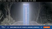 Archived webcam image showing Perisher: Snow Stake Webcam on 4 Jul 2026 at 18:47