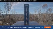 Archived webcam image showing Perisher: Snow Stake Webcam on 27 Aug 2026 at 04:29