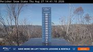 Archived webcam image showing Perisher: Snow Stake Webcam on 27 Aug 2026 at 06:05