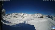 Archived webcam image showing Aletsch Arena - Viewpoint Eggishorn on 26 Feb 2026 at 10:49