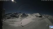 Archiviertes Webcam Bild: Aletsch Arena: Eggishorn am 27 Feb 2026 um 00:14 Uhr