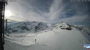 Archived webcam image showing Aletsch Arena - Viewpoint Eggishorn on 13 Mar 2026 at 16:47