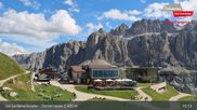 Archiviertes Webcam Bild: Val Gardena - Dantercepies Bergstation am 26.08.2026 um 15:18 Uhr