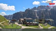 Archiviertes Webcam Bild: Val Gardena - Dantercepies Bergstation am 26.08.2026 um 13:18 Uhr