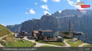 Archived webcam image showing Val Gardena - Dantercepies Top station on 16 Sep 2026 at 13:57