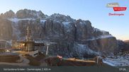 Archived webcam image showing Val Gardena - Dantercepies Top station on 31 Oct 2026 at 07:46