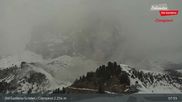 Archiviertes Webcam Bild: Gröden - Ciampinoi Bergstation am 13.04.2026 um 08:12 Uhr