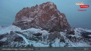 Archived webcam image showing Val Gardena - Ciampinoi Top station on 11 Jun 2026 at 05:18