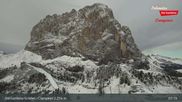Archived webcam image showing Val Gardena - Ciampinoi Top station on 11 Jun 2026 at 07:18