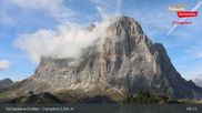 Archived webcam image showing Val Gardena - Ciampinoi Top station on 18 Sep 2026 at 09:27