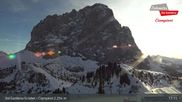 Archiviertes Webcam Bild: Gröden - Ciampinoi Bergstation am 26 Feb 2026 um 17:29 Uhr