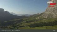 Archived webcam image showing Val Gardena - Piz Sella Top station on 2 Aug 2026 at 08:00