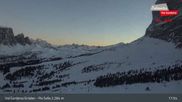 Archiviertes Webcam Bild: Val Gardena - Piz Sella Bergstation am 26 Feb 2026 um 01:11 Uhr