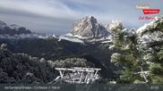Archived webcam image showing Val Gardena - Col Raiser Top Station on 11 Jun 2026 at 08:18